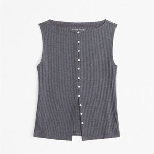 Abercrombie button-up vest